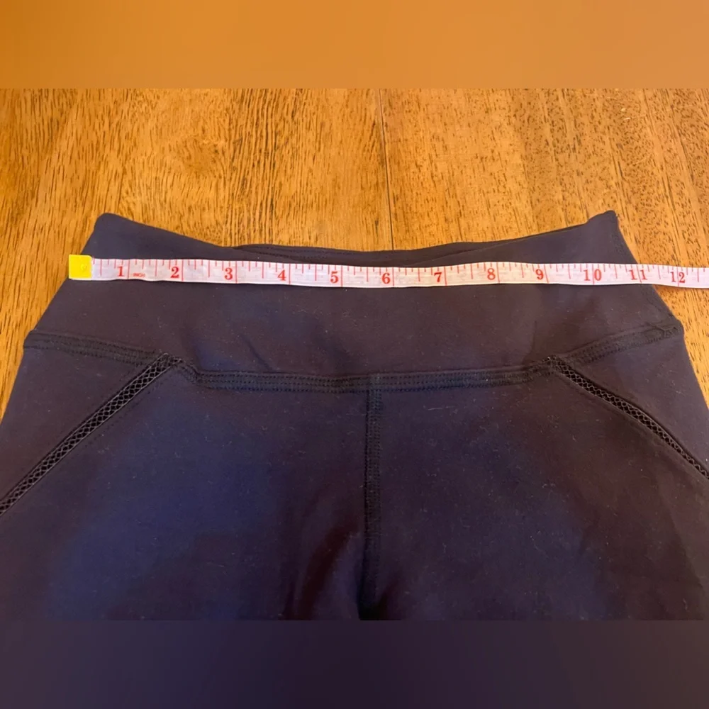 Beyond Yoga Black Leggings - Side Mesh Detail - Size S